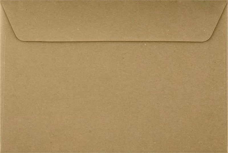LUXPaper 6 x 9 Booklet Envelopes | Grocery Bag Brown | 70lb. Text | 50 Qty - Image 1